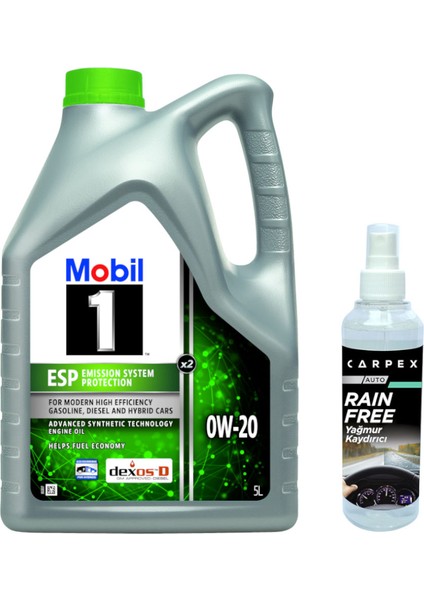 1 Esp X2 0W20 Motor Yağı 5 L (Üretim Yılı:2024)