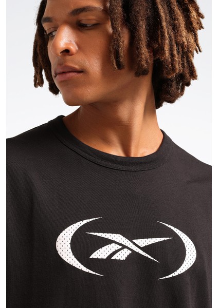 Basketball T-Shırt Siyah Erkek Kısa Kol T-Shirt fırsatları