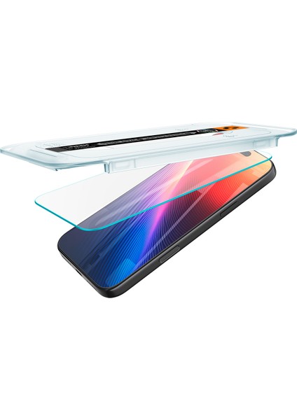 iPhone 17 Pro Max / 16 Pro Max ile uyumlu Cam Ekran Koruyucu AluminaCore™ iyonlaştırılmış Güçlendirilmiş Cam Teknolojisi Kolay Kurulum Glas.tR EZ Fit Slim HD (2 Adet) - AGL07907 fiyatları