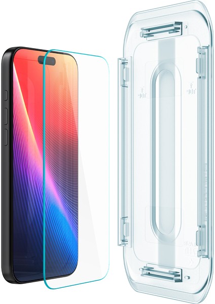 iPhone 17 Pro Max / 16 Pro Max ile uyumlu Cam Ekran Koruyucu AluminaCore™ iyonlaştırılmış Güçlendirilmiş Cam Teknolojisi Kolay Kurulum Glas.tR EZ Fit Slim HD (2 Adet) - AGL07907 fırsatları