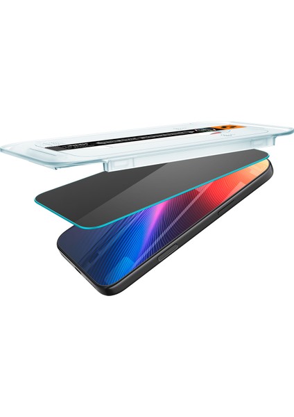 iPhone 17 Pro / 17 / 16 Pro ile Uyumlu Hayalet Cam Ekran Koruyucu AluminaCore™ iyonlaştırılmış Güçlendirilmiş Cam Teknolojisi Kolay Kurulum Glas.tR EZ Fit Privacy HD (2 Adet) - AGL07929 fiyatları