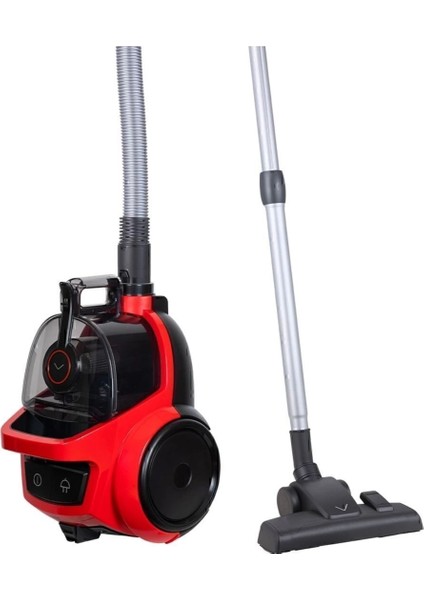 H20 K Toz Torbasız Elektrikli Süpürge 2,7 Lt Siklon Teknoloji HEPA H13 Filtre Metal Teleskopik Boru modelleri