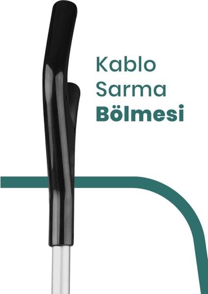 Dikey Elektrikli Süpürge 2 L Torbasız Kuru Kullanım Yıkanabilir Çift Filtre Güçlü Emiş