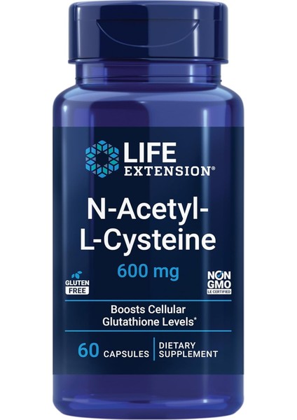 N-Acetyl-L-Cysteine Liver Health Nac 600 Mg 60 Caps