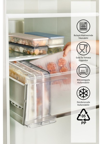 Nora 6 Adet 2,25 Lt. Saklama Kabı modelleri