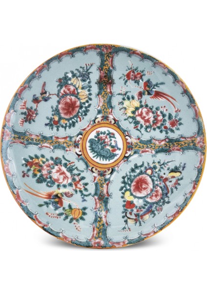 Harmonia 19 cm Renkli Desenli 6'lı Pasta Tabağı Seti Şık ve Zarif Sunumlar