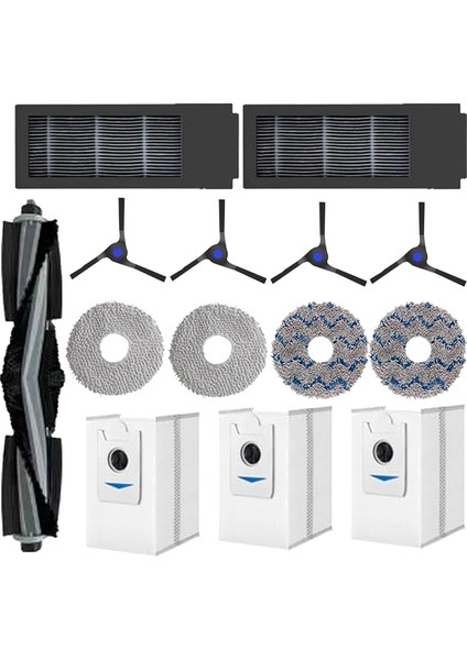 Deebot X2 / X2PRO Ana Fırça Filtresi Paspas Pedi Toz Torbaları Yan Fırça Ekleri Için Aksesuarlar Yedek Parçalar (Yurt Dışından)
