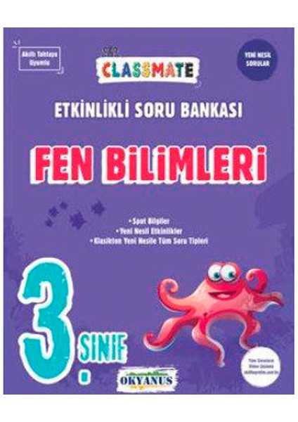 3. Sınıf Classmate Fen Bilimleri Etkinlikli Soru Bankası