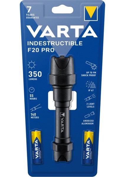 18711 Indestructible F20 Pro 6W Led Fener 2xAA
