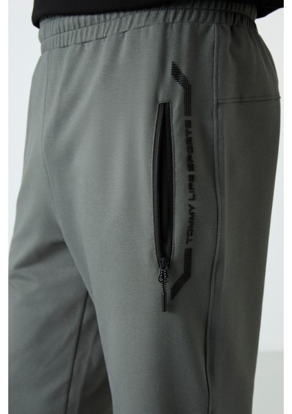 Çağla Fermuar Cepli Standart Kalıp Klasik Paça Erkek Kapri - 83091