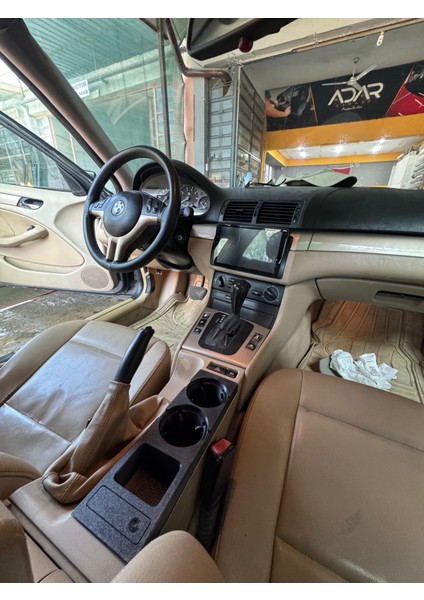 Bmw E46 Bardak Tutucu ve Bozuk Paralık – Abs Plastik, Orijinal Uyumlu 3D Baskı Bardaklık