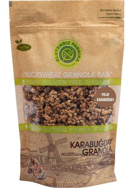 Yulaf & Karabuğday Granola 300 g (Glütensiz & Vegan)