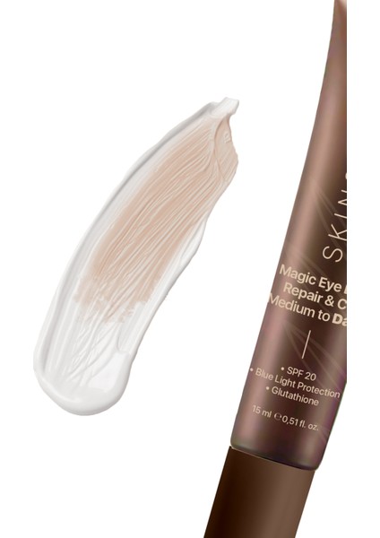 Magic Eye Duo Repair & CC - Çift Etkili Onarıcı ile Aydınlatıcı Göz Altı Kremi | Medium To Dark 15ML fiyatları