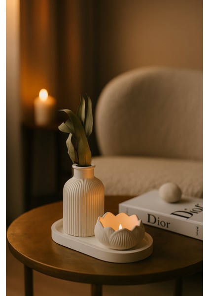 Lotus Beton Dekor Seti – Estetik ve Zarafetin Buluşması modelleri