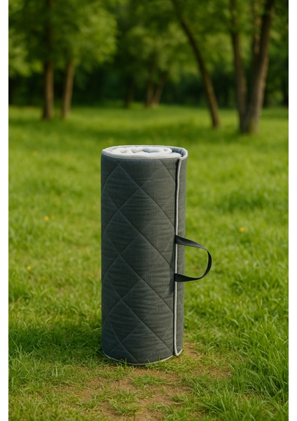 Gri Taşınabilir Katlanır Yatak Karavan Kamp Yatağı Anne Yanı Yer Yatağı Misafir Yatağı indirimleri