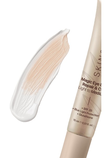Magic Eye Duo Repair & CC - Çift Etkili Onarıcı ile Kapatıcı Göz Altı Kremi | Light To Medium 15ML fiyatları