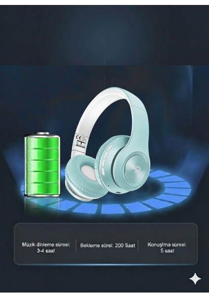 Kablosuz Kulaküstü Bluetooth Kulaklık Stereo-Mikrofon-Aux Sd Kart HK-036 fiyatları