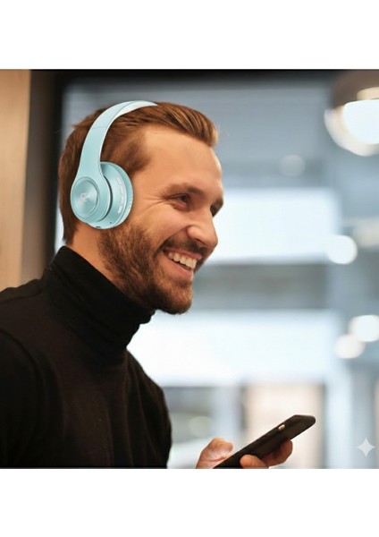 Kablosuz Kulaküstü Bluetooth Kulaklık Stereo-Mikrofon-Aux Sd Kart HK-036 fırsatları