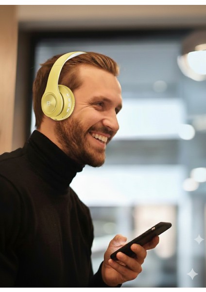 Kablosuz Kulaküstü Bluetooth Kulaklık Stereo-Mikrofon-Aux HK-036 fırsatları