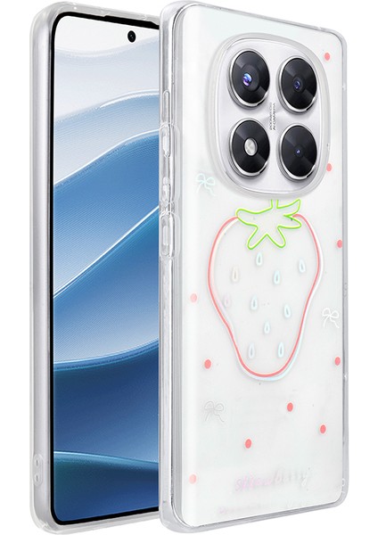 Redmi Note 14 Pro 4g Kılıf Şeffaf Figürlü Zore Folk Sert Kapak - Kalp fiyatları