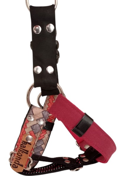 Köpek Göğüs Tasması Küçük Irk Kot/suni Deri Kombineli Göğüs ÖLÇÜSÜ:35-55CM Ayarlamalı Dog Harness Gt5-31 indirimleri