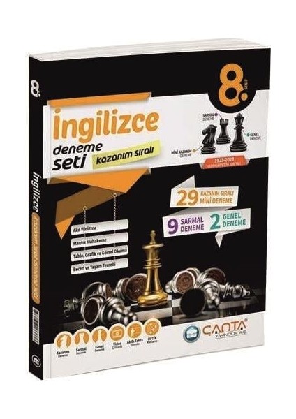 8. Sınıf İngilizce Kazanım Sıralı Deneme Seti