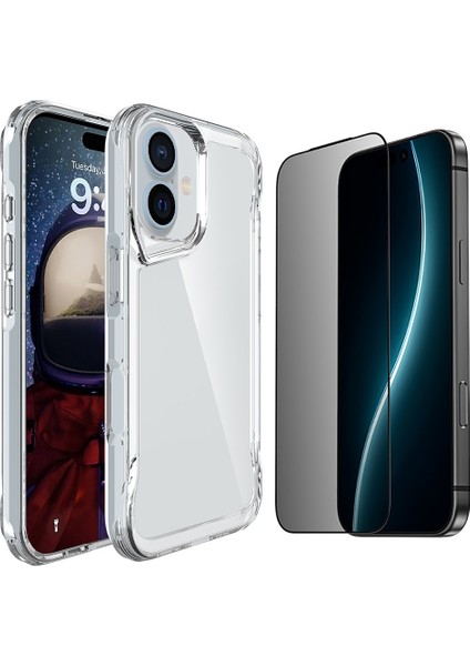 iPhone 17 Kılıf Zore T-Max Kapak + Hayalet Ekran Koruyucu