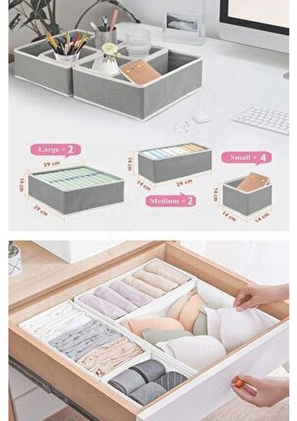 8'li Çekmece Içi Düzenleyici Organizer Set Dolap Içi Düzenleyici, Çekmece Düzenleyici modelleri