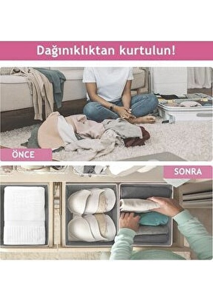 8'li Çekmece Içi Düzenleyici Organizer Set Dolap Içi Düzenleyici, Çekmece Düzenleyici indirimleri