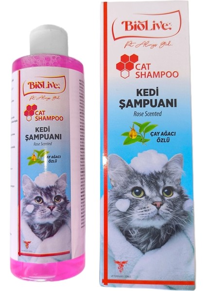 Biolive Çay Ağacı Özlü Kedi Şampuanı 200ML