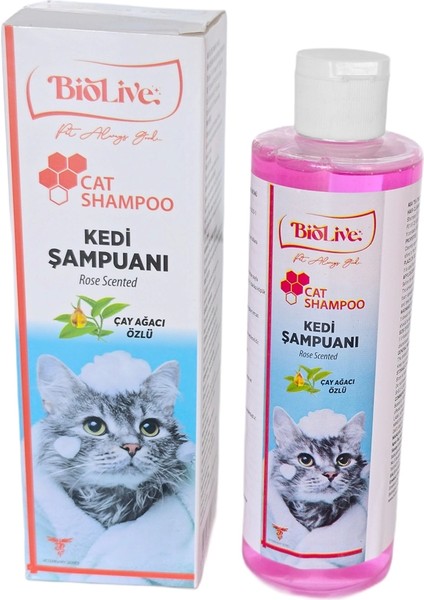 Biolive Çay Ağacı Özlü Kedi Şampuanı 200ML indirimleri