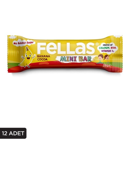 Kids Meyve Bar - Muz ve Kakaolu x 12 Adet fiyatları