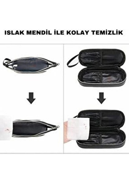 Şeffaf Iki Bölmeli Makyaj Çantası fiyatları