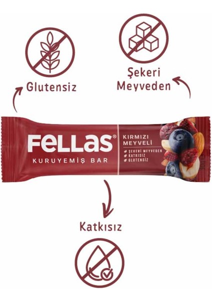 Kuruyemiş Bar Karışık Paket 30 g x 12 Adet (4 Çeşit) modelleri