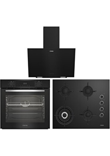 ( Ala 322 B - Ala 185 Gbd - Ala 570 B ) Siyah Ankastre Set