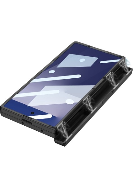 Galaxy Z Fold 7 Kılıf Zore Kıpta Kpt-01 Standlı Kapak - Siyah fırsatları