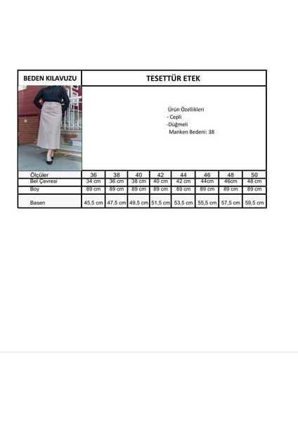 Ara Boy Likralı Gabardin Etek Antik Lacivert