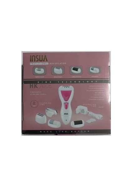 Lady Epilatör Professıonel 4 In 1 Beauty Tool Hk 7006