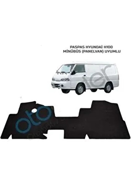 Kauçuk Malzemeden Üretilmiş Hyundai H100 Panelvan Birebir Uyumlu Paspas