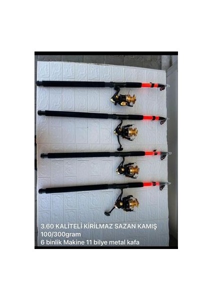 Kaliteli 4lü Tam Olta Seti 3.60 50/200 gr Atar 6000 Lik 11 Bilye Mel Kafa Makine