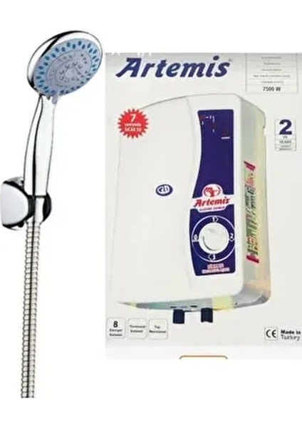 Elektrikli Şohben Paslanmaz Duş Başlıklı Spiralli Takım Beyaz Yok Evet Resmi Distribütör Garantili fiyatları