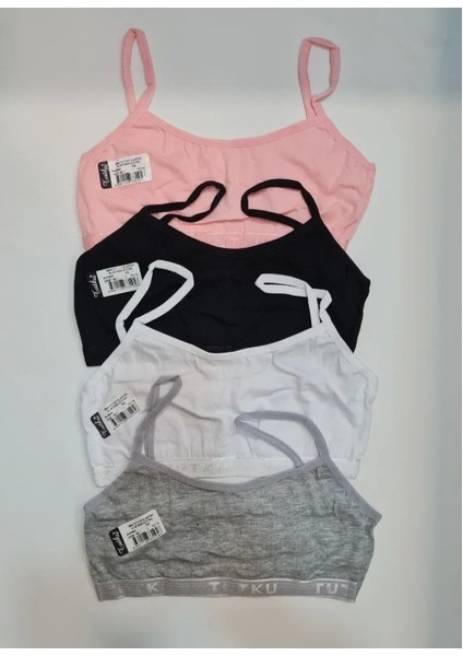 Kız Elastan Alıştırma Sütyeni TKC0844 12'li Avantajlı Süper Paket