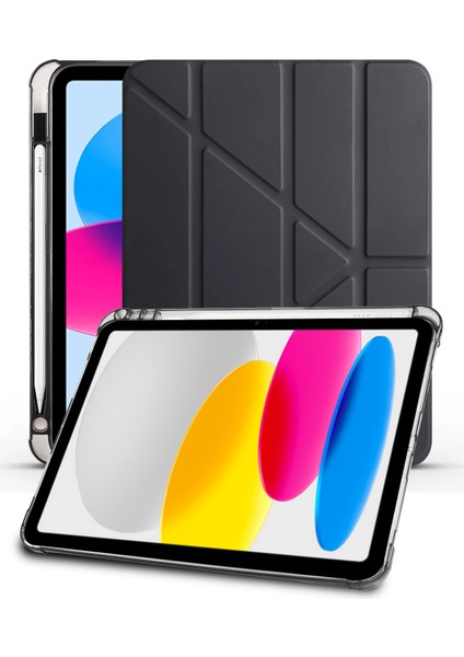 iPad 10. Nesil 2022 10.9” / 11. Nesil A16 2025 11” Uyumlu Kalem Bölmeli Uyku Modlu Akıllı Kılıf
