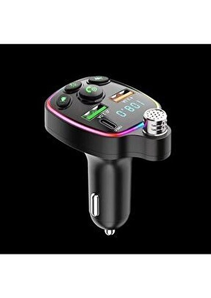 Bluetooth Araç Kiti Araç Fm Transmitter USB Type-C Mp3 Sd Kart Flash Için Uygun Pd Çakmaklık Girişli modelleri