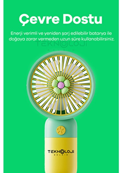 Mini Pervane Vantilatör Portatif Soğutucu 5 Fanlı Taşınabilir Tasarım