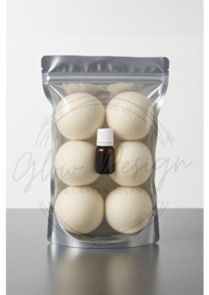 Yün Çamaşır Kurutma Topu 6lı Kokulu