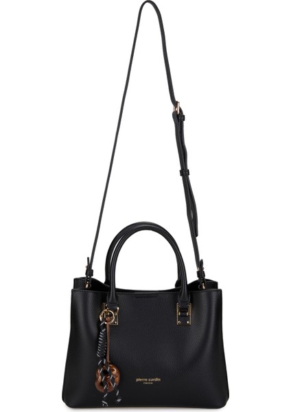 Kadın Siyah Dokulu Deri Omuz Çantası 05PO25Y082956-2-DKD S fiyatları