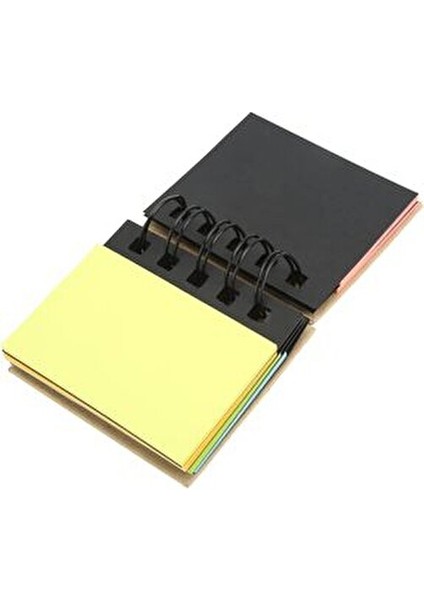 Yapışkan Postitli Mini Not Defteri 8.3x7.8 cm 5 Renkli Sayfa 2.5 cm Kalınlık fırsatları