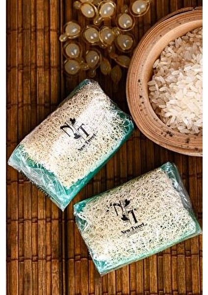 2 Adet El Yapımı Kabak Lifli Pirinç Kolajen Özlü Sabunu 120GR fırsatları