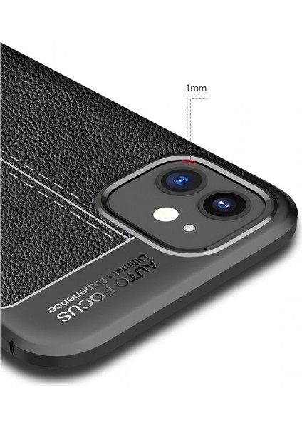 Apple iPhone XS Deri Görünümlü Silikon Kırmızı fırsatları